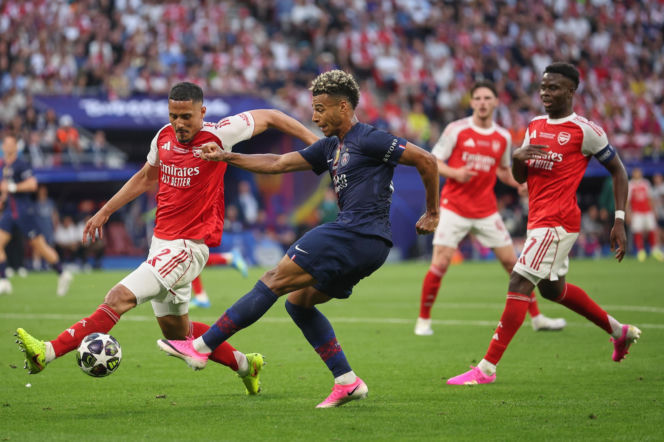 Liga mistrzów. Mecz PSG - Arsenal