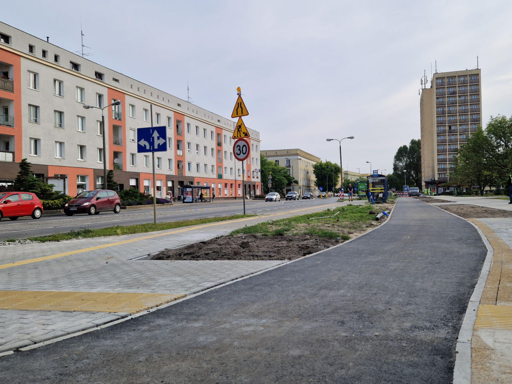 Budowa ścieżek rowerowych na osiedlu Leśnym w Bydgoszczy 