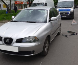 Groźny wypadek w Łodzi. 14-latka na hulajnodze wjechała pod koła samochodu!