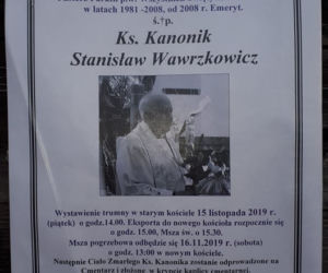 Ks. Stanisław Wawrzkowicz miał 81 lat