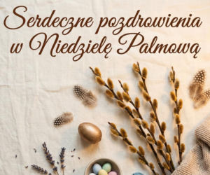 Kartka na Niedzielę Palmową