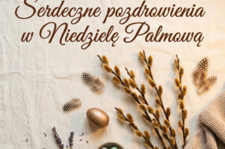Kartka na Niedzielę Palmową