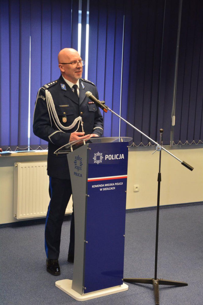 Nowy komendant policji w Siedlcach