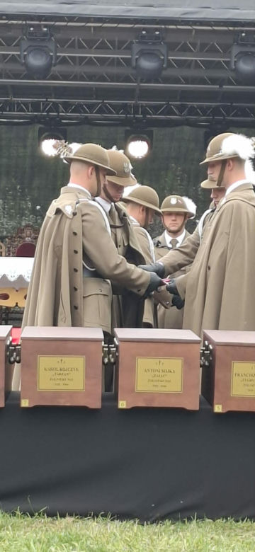 Pogrzeb żołnierzy NSZ