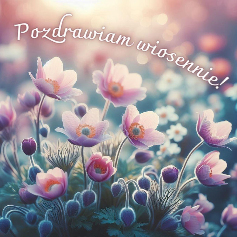 Wiosenne pozdrowienia i kartki na dzień dobry dla przyjaciół 