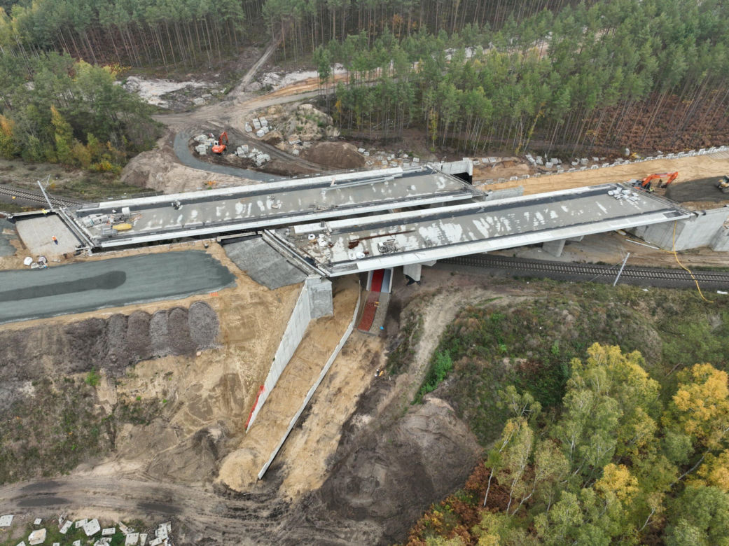 Budowa dwóch odcinków S3 między Świnoujściem i Troszynem. Nowe zdjęcia 