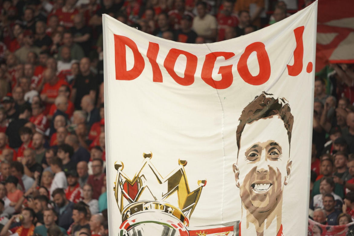 Tak kibice Liverpoolu upamiętnili Diego Jotę