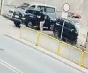 Kolizja osobówki z hulajnogą elektryczną