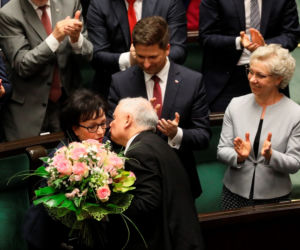 Pożegnanie Marka Kuchcińskiego i powitanie Elżbiety Witek