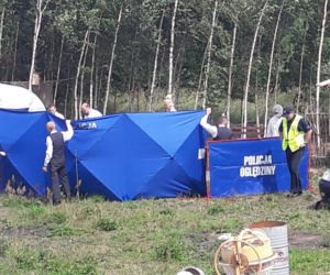 Zwłoki na budowie we wsi Dębczyno pod Białogardem
