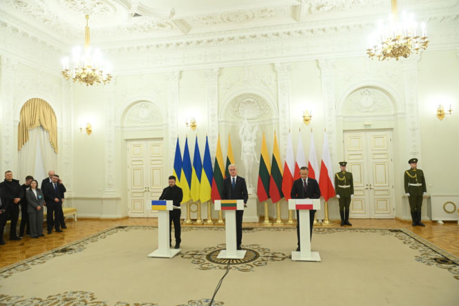 Prezydent RP Karol Nawrocki w Wilnie