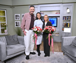 Natalia Natsu Karczmarczyk z mamą u Krzysztofa Ibisza