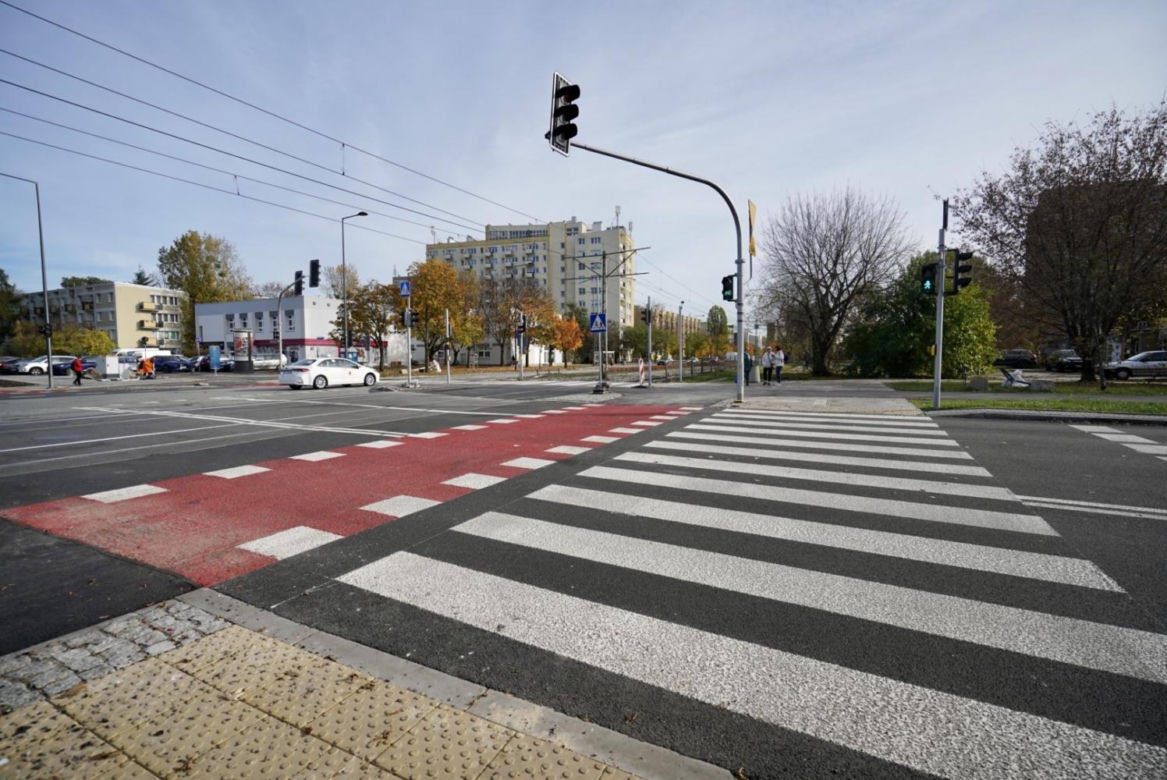 Ulice Rudnickiego, Perzyńskiego i Podczaszyńskiego na Bielanach po przebudowie