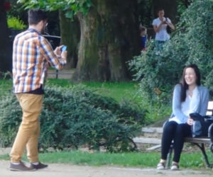 Selfie w miejscu publicznym