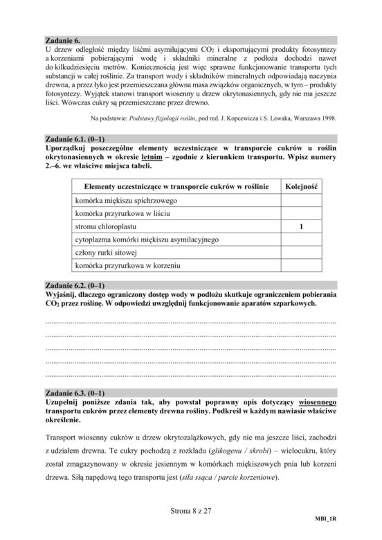 Matura 2018 z biologii [ARKUSZE CKE, ODPOWIEDZI]