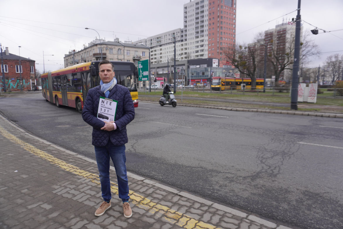 Autor petycji, pod którą podpisało się kilkuset mieszkańców Wawra - Mateusz Adamski