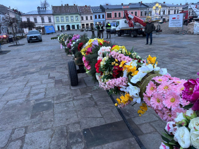 Palma wielkanocna na nowosądeckim Rynku