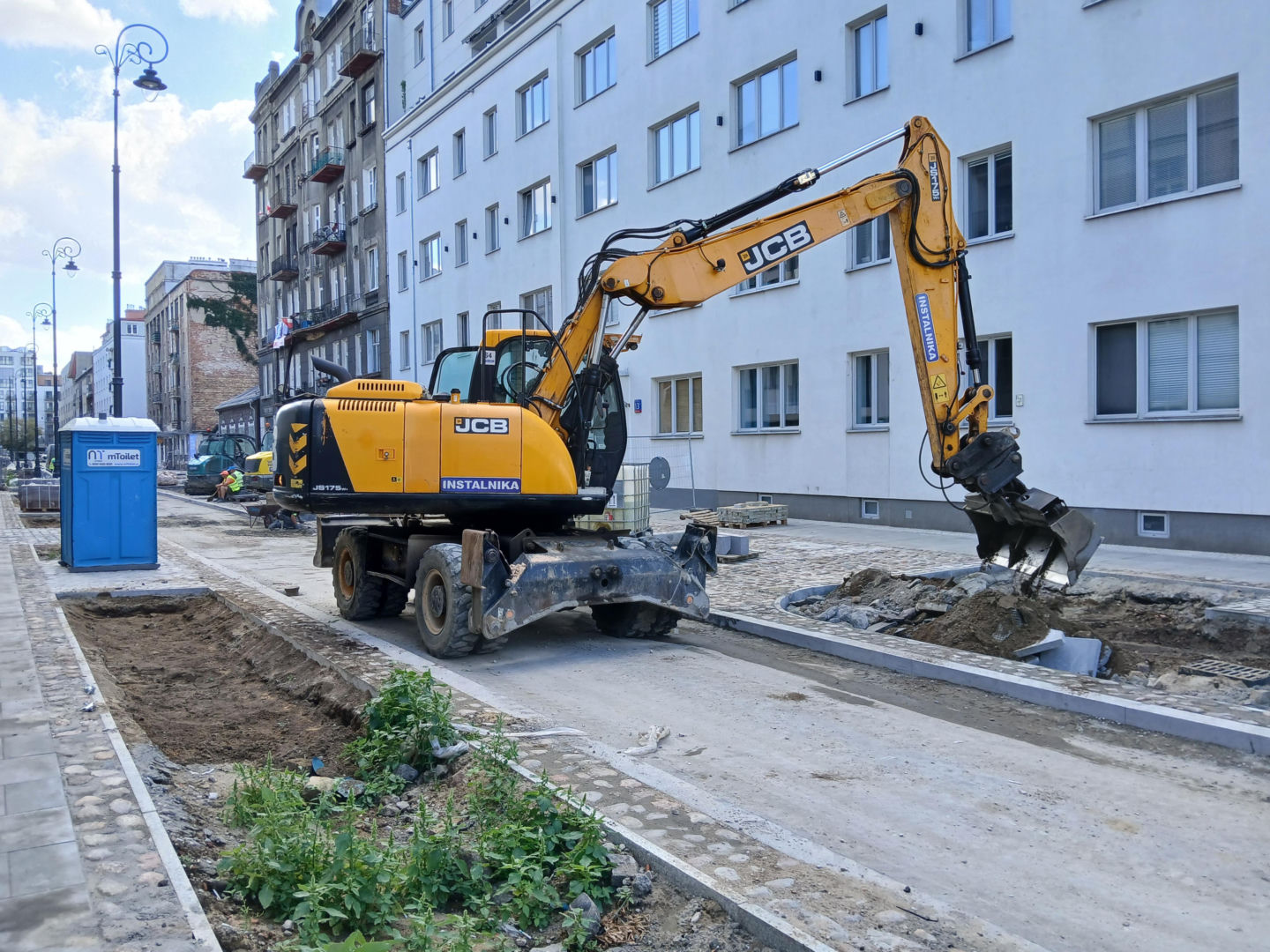 Przebudowa ul. Środkowej w Warszawie