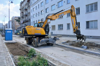 Przebudowa ul. Środkowej w Warszawie