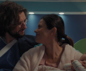 M jak miłość odc. 1915. Kasia (Paulina Lasota), Mariusz (Mateusz Mosiewicz), córka Zosia