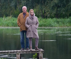 Cisza nad rozlewiskiem. Małgosia (Joanna Brodzik), Tomasz (Jerzy Schejbal)
