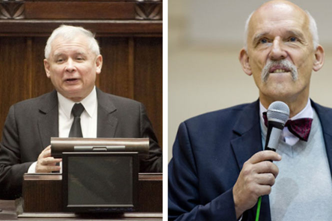 Jarosław Kaczyński, Janusz Korwin-Mikke