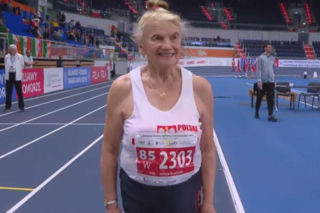 90-letnia Janina Rosińska mistrzynią Polski! Co za obrazki!