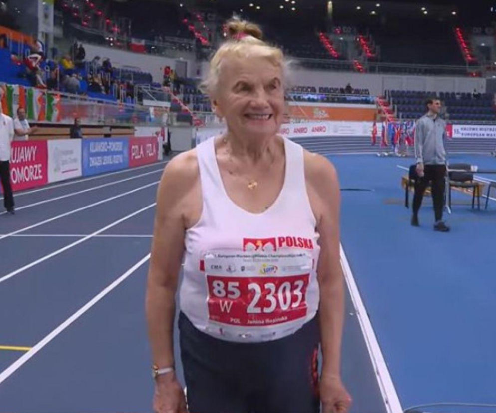 90-letnia Janina Rosińska z Pabianic mistrzynią Polski. Ujawniamy sekret jej fenomenalnej formy