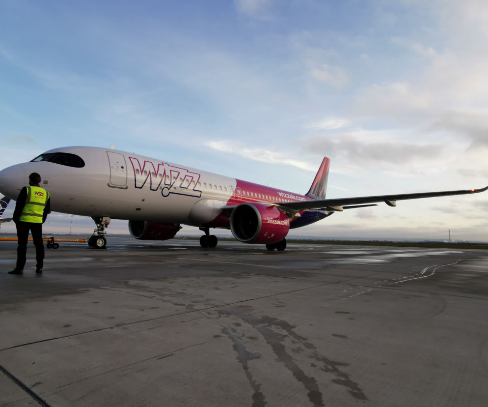 Kierunek Holandia! Pierwszy WizzAir wylądował wczoraj na Jasionce!