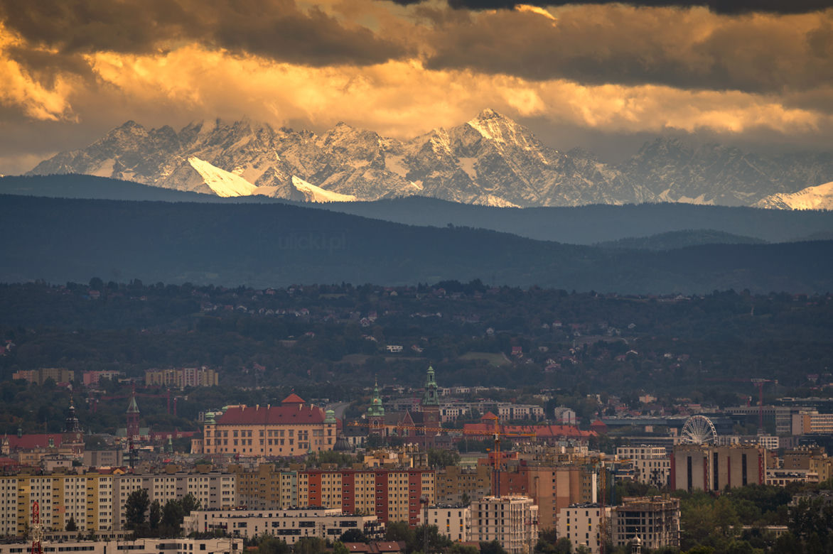 Tatry widziane z Krakowa