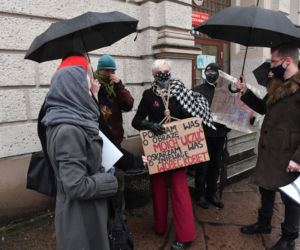 Szczecin: Przesłuchanie organizatorki strajku kobiet