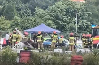 Wypadek samolotu w Warszawie! Nieoficjalnie: Są ofiary