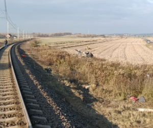 Tragedia na przejeździe kolejowym w Antoniówce [ZDJĘCIA]