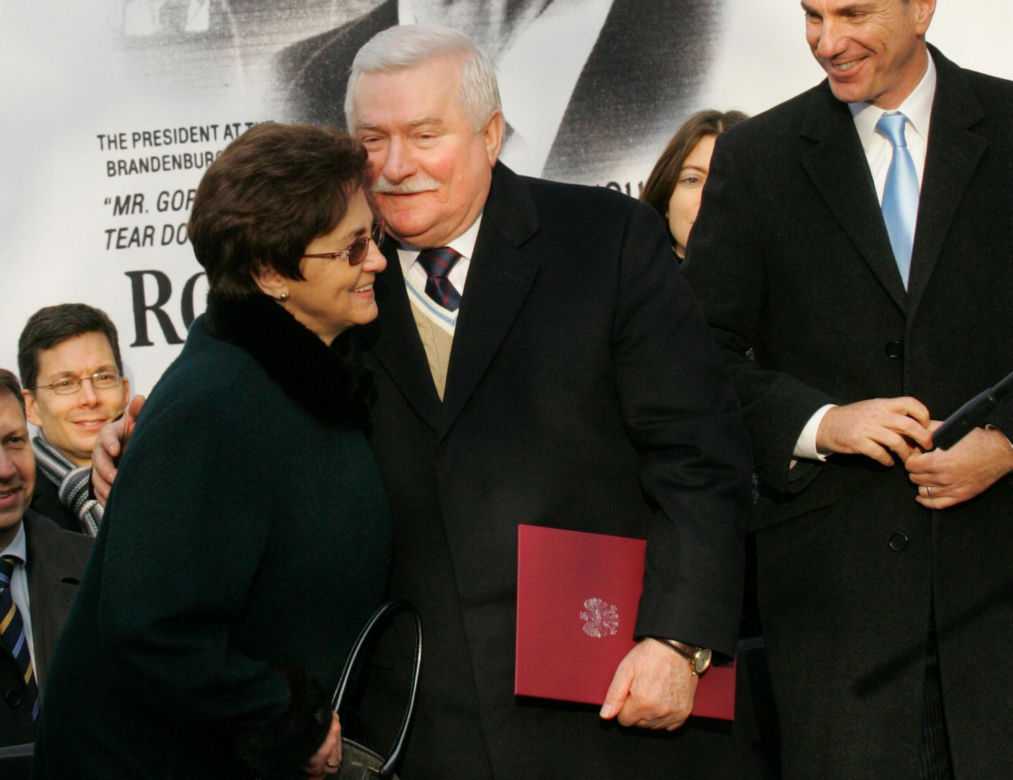 Lech Wałęsa z żoną Danutą, 2011r.