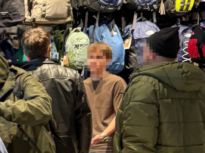 Maciej Zakościelny na zakupach