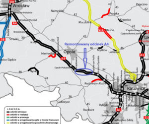 Remont A4 [MAPA UTRUDNIEŃ]