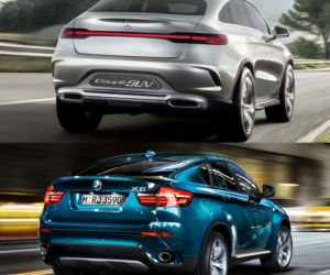 Mercedes-Benz Concept Coupe SUV kontra BMW X6