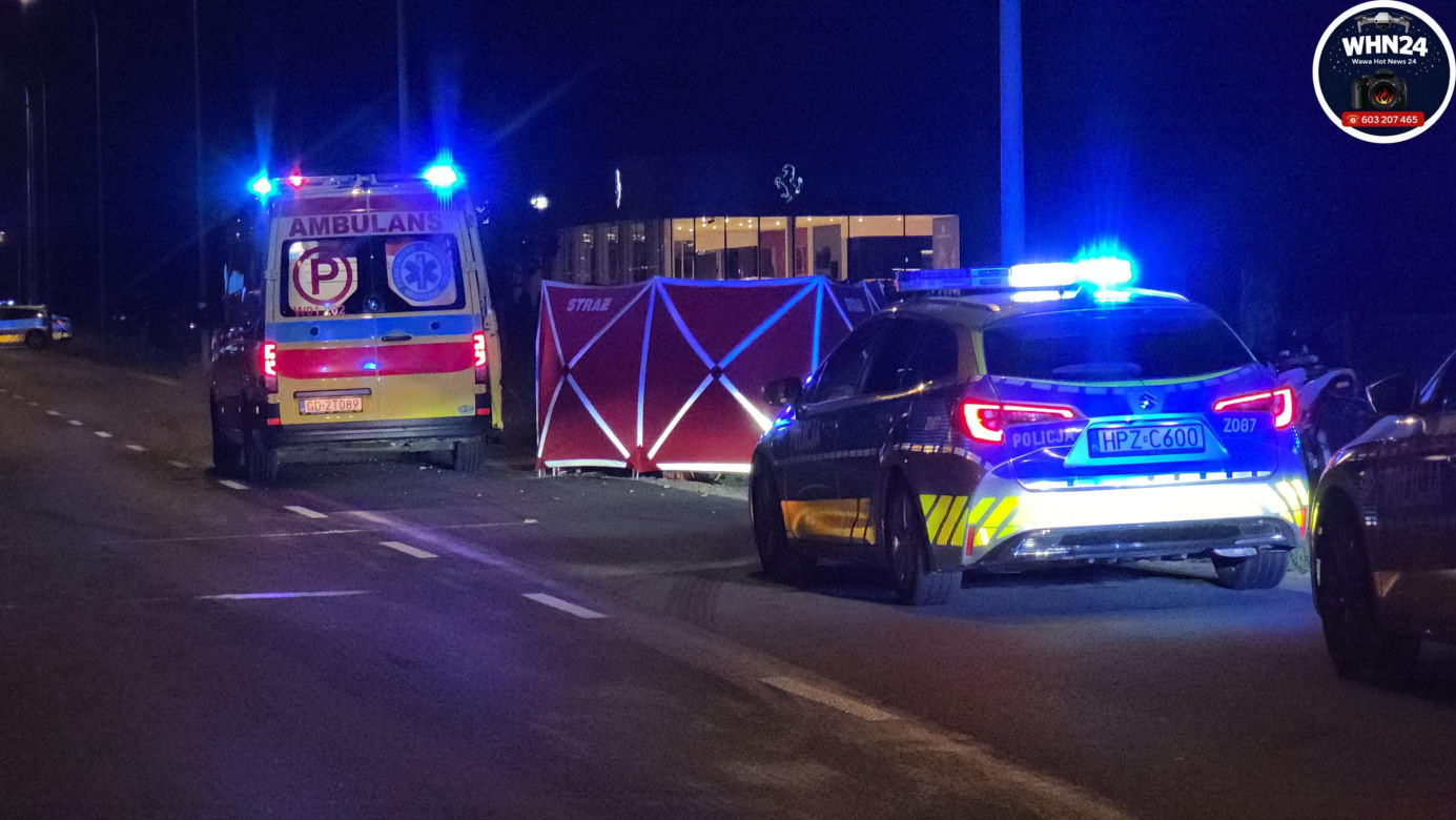 Śmiertelny wypadek z udziałem motocyklistów w Warszawie