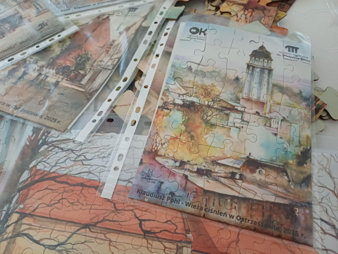 Kolorowe puzzle z Ostrzeszowem!