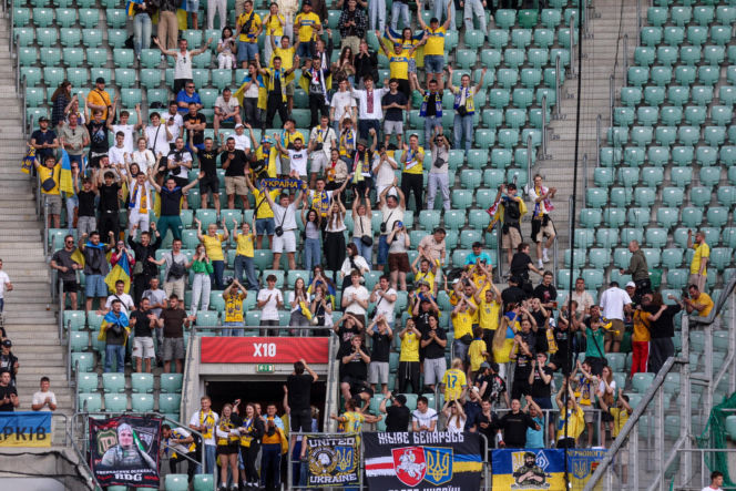 Polska - Ukraina. Tłumy kibiców na trybunach. Znajdź się na zdjęciu!