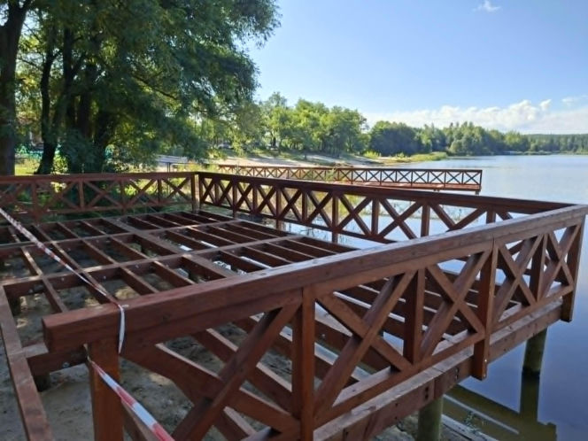 Trwa modernizacja kąpieliska Piachy. 24.08.2026
