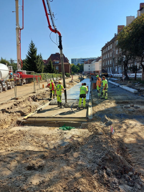 Przebudowa torowisk w centrum Szczecina