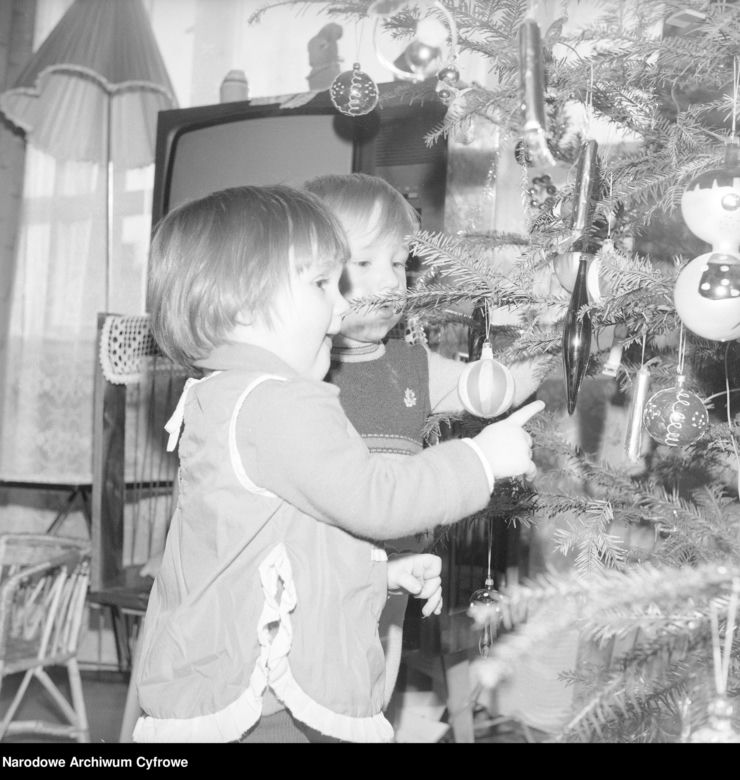 Świętowanie Bożego Narodzenia - 1977/78 r.