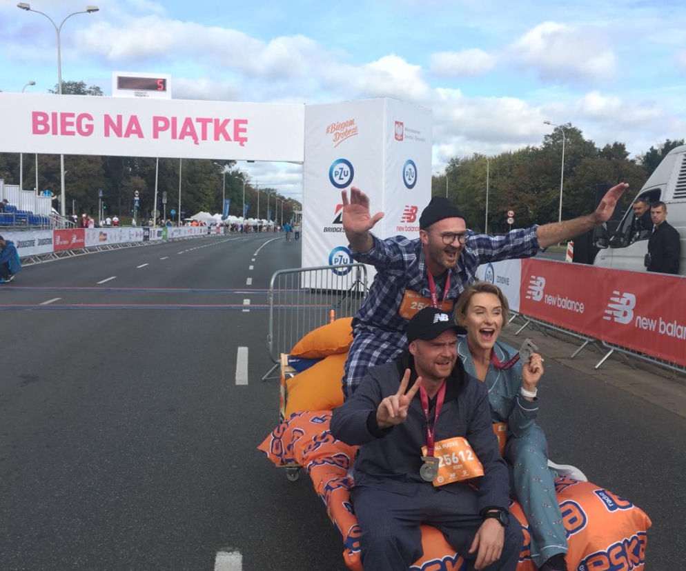 Bieg Poranka Radia Eska w piżamach