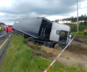 Łódzkie: ŚMIERTELNY WYPADEK na DK1 w miejscowości Brodowe. Nie żyje kierowca TIRA 
