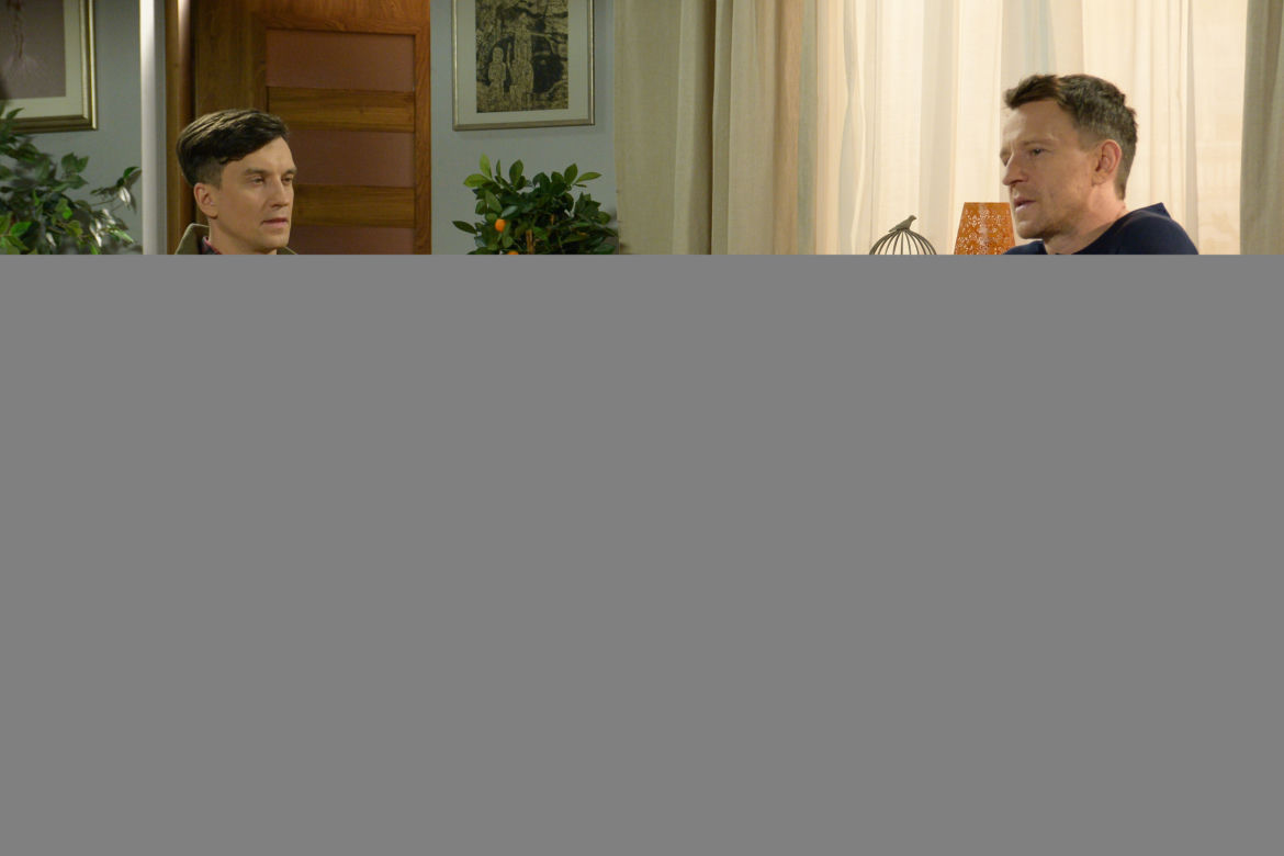 Pierwsza miłość. Hubert Schultz (Michał Czernecki), Michał (Wojciech Błach)