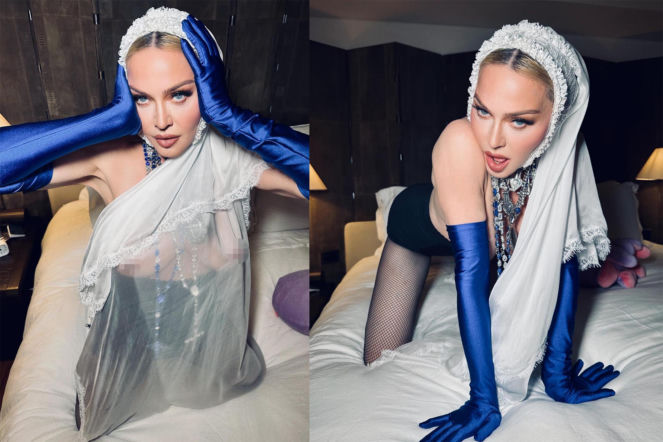 Przebrała się za Jezusa, tarzała przy psiej misce, chciała jechać do papieża. Madonna kończy właśnie 68 lat