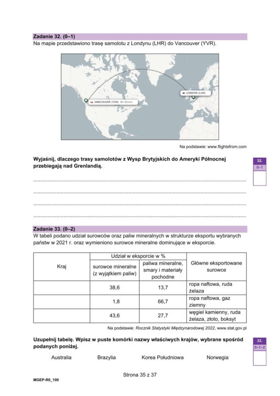 Matura próbna 2026: geografia rozszerzona ARKUSZE CKE + ODPOWIEDZI do ściągnięcia PDF, JPG