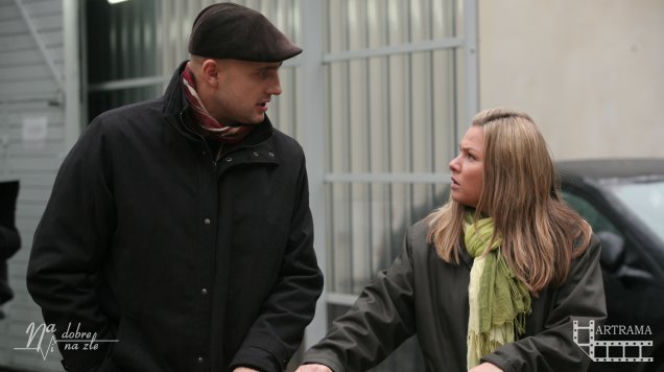 NA DOBRE i NA ZŁE. Marta (Katarzyna Bujakiewicz), Rafał Konica (Robert Koszucki)