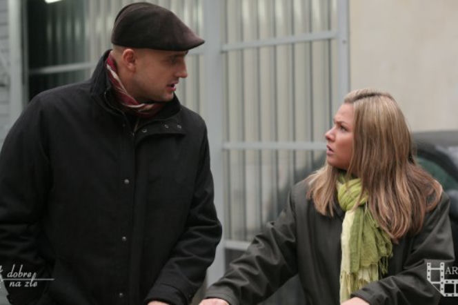 NA DOBRE i NA ZŁE. Marta (Katarzyna Bujakiewicz), Rafał Konica (Robert Koszucki)